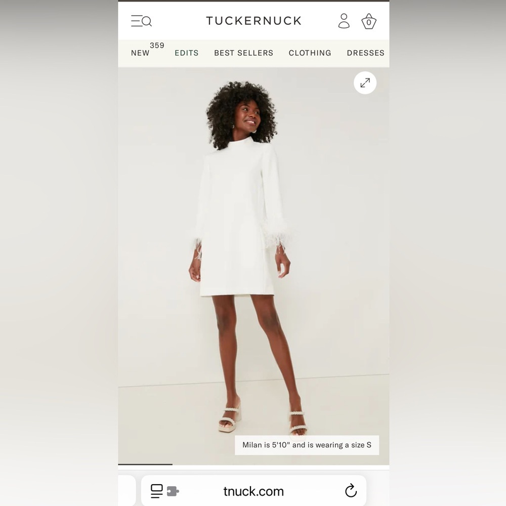 Tuckernuck White Feather Mod Ellie Dress